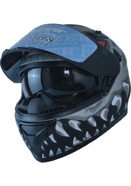 211-DV Full Face Kask Rısky Matt