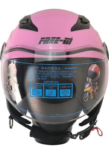 Freem Yarım Çocuk Kaskı Pembe modelleri