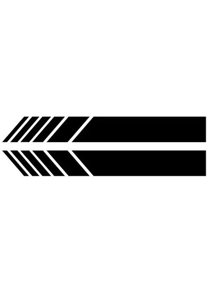 BYR002 Yanaynaşerit Sticker Oto Motor Laptop Duvar Folyo Sticker 20X2 cm [efsngrck]