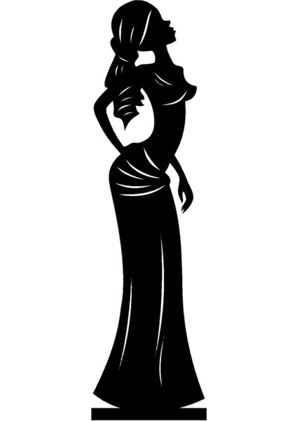 Afrikalı Kadın (Oto-Motor-Laptop-Duvar-Dekor) (Tip 2) 10 x 36 cm