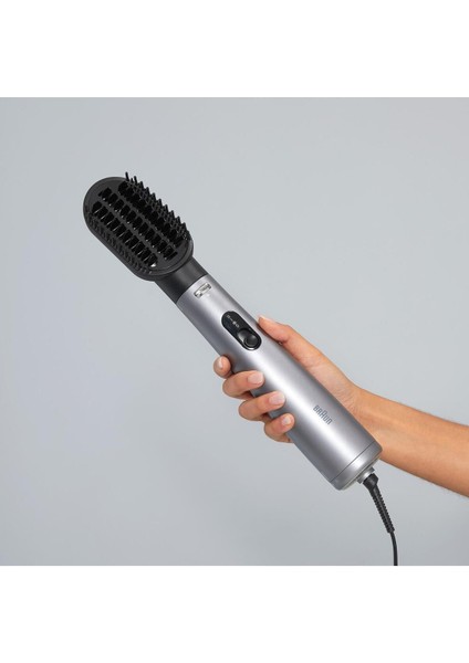 Gri Air Styler 4.3 Iontec Saç Kurutma ve Şekillendirme Cihazı, 3 Başlıklı