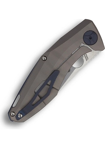 Drunken Carbon Fiber/ Titanium Cpm S90V Plainedge Çakı modelleri