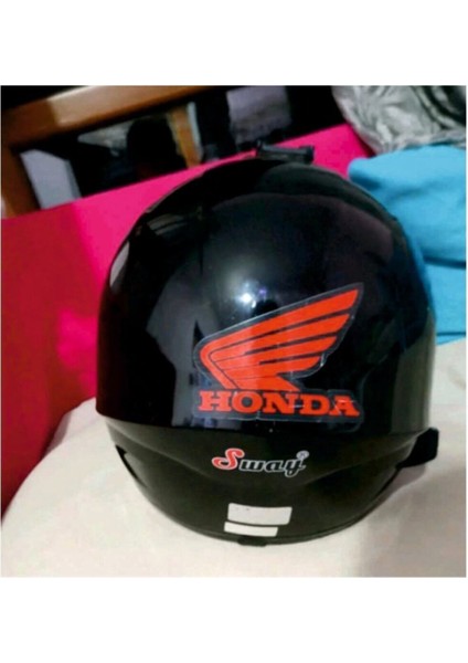 Honda Uyumlu Için Uyumlu Aksesuar Oto Motorsiklet Kask Sticker Set Kırmızı modelleri