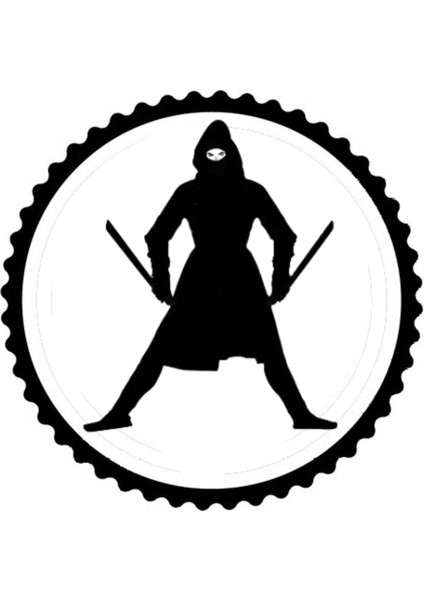 Kafkas Savaşcısı Tasarım Sticker 10 x 10 cm