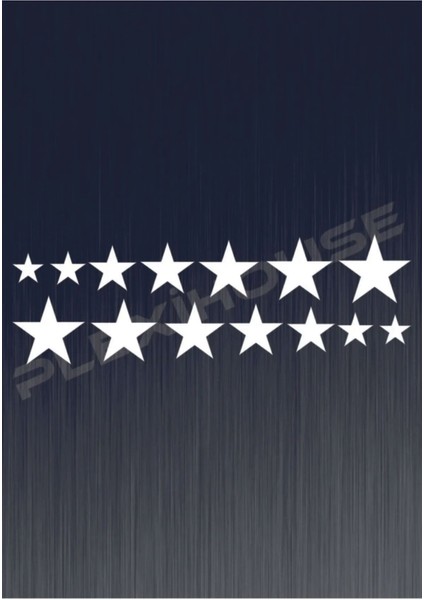 Traktör Yıldız Seti ,erkunt,tümosan,,hattat,case Kabin Sticker 50X20CM