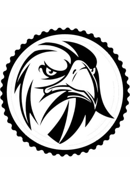 Kartal Tasarım 6.model Sticker 10 x 10 cm