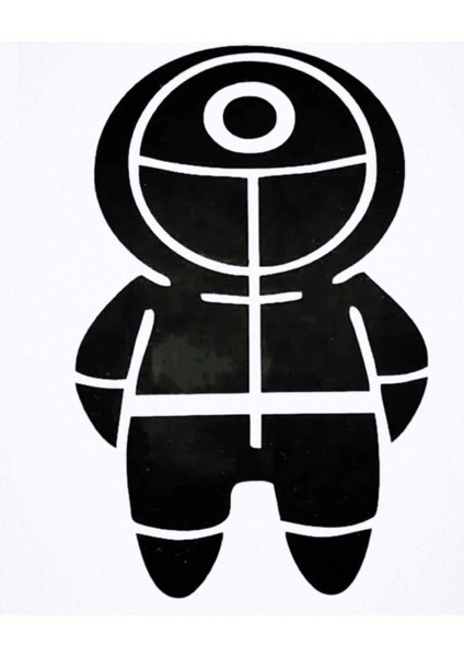 Squıd Game Duvar Dekor Sticker 40 x 60 cm