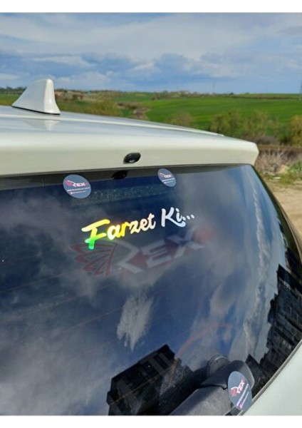 Farzet Kihologram Oto Sticker
