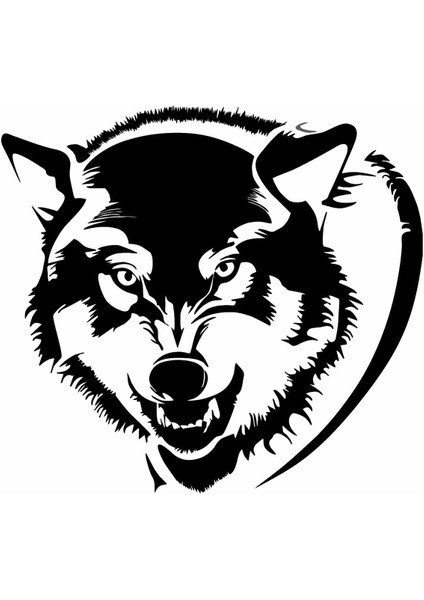 Bozkurt Motosiklet Siperlik Yapışkan Arma 10 x 10 cm