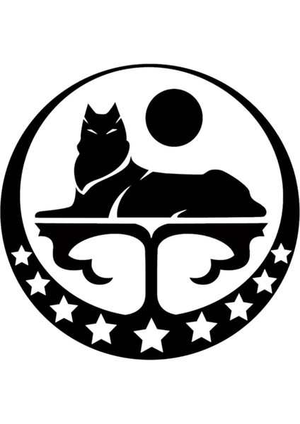 Çeçen Amblemi 2 Sticker 40 x 40 cm