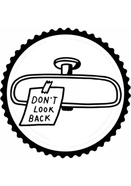 Arkana Bakma Tasarım Sticker 30 x 30 cm