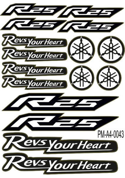 R25 A4 Ebadlı Sticker Arma