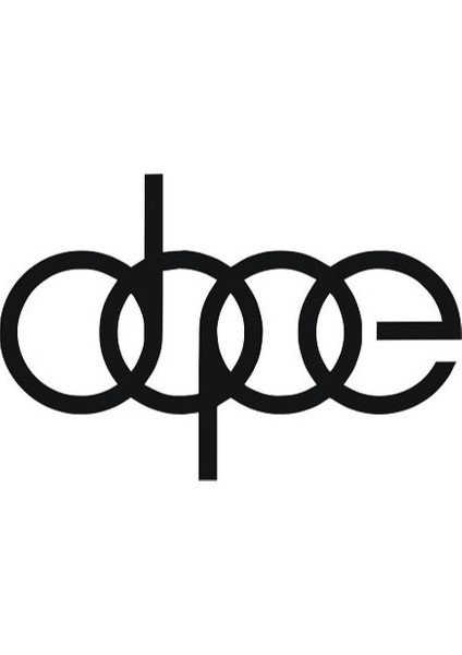 Dope Sticker-Miyrem (Oto-Motor-Laptop-Duvar-Dekor) 30 x 18 cm