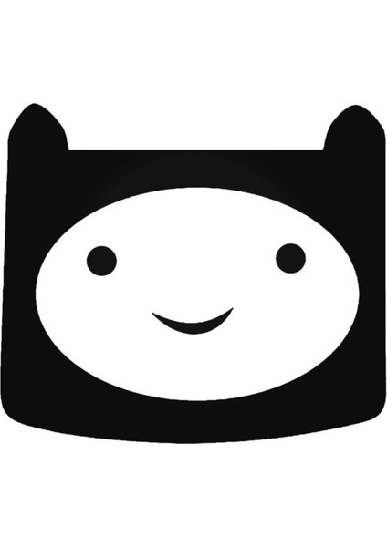 Adventure Time Finn Oto Motor Laptop Duvar Folyo Sticker 50 x 40 cm