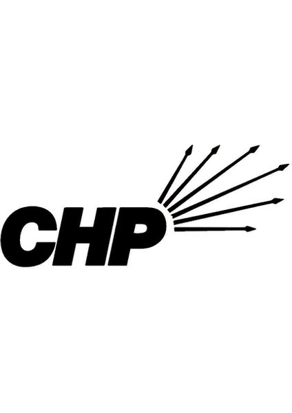 Chp Logo Oto Sticker (Oto-Motor-Laptop-Duvar-Dekor) 20 x 8 cm
