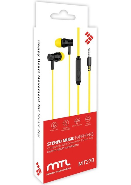 Honor 20 Lite Uyumlu Tak Çalıştır Stero 3.5mm Jack Kulaklık MT-A270 fiyatları
