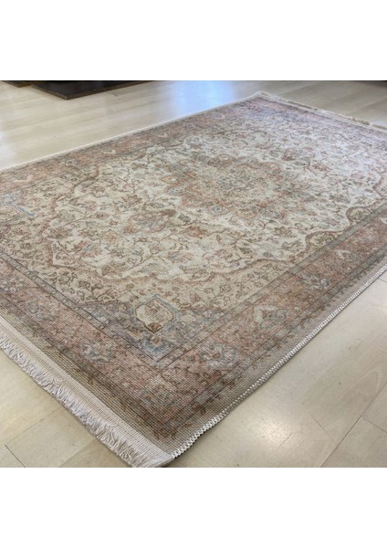 Elista Els 105 Cream Soft Renklerde Kaymaz Tabanlı Vıntage Kilim fiyatları
