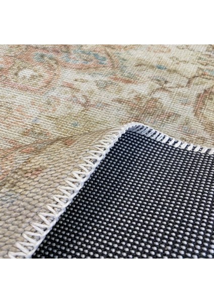 Elista Els 105 Cream Soft Renklerde Kaymaz Tabanlı Vıntage Kilim fırsatları