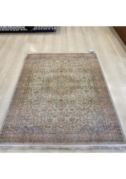Elista Els 105 Cream Soft Renklerde Kaymaz Tabanlı Vıntage Kilim