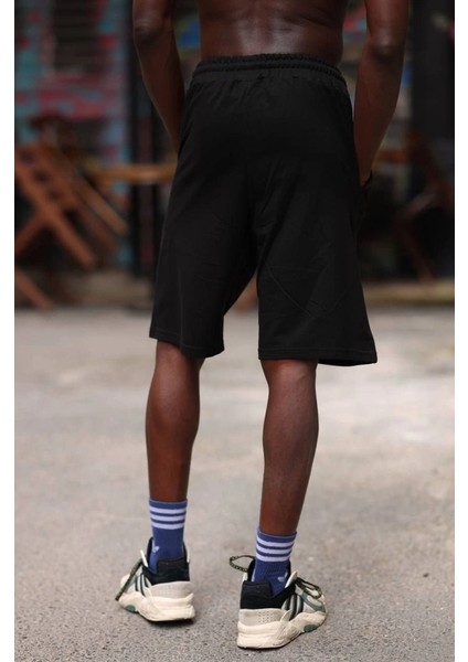 Erkek Iki Iplik Cepli Şort - Siyah fiyatları