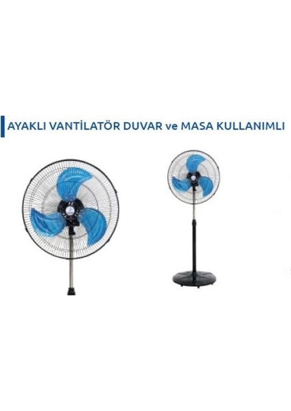 KCF276 130 Watt Sanayi Tipi Ayaklı Vantilatör fiyatları