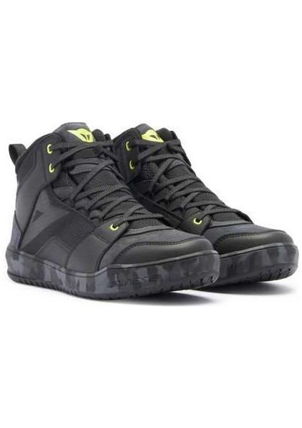 Daınese Ayakkabı/ Suburb D-Wp Shoes Black/camo/acıd Yellow