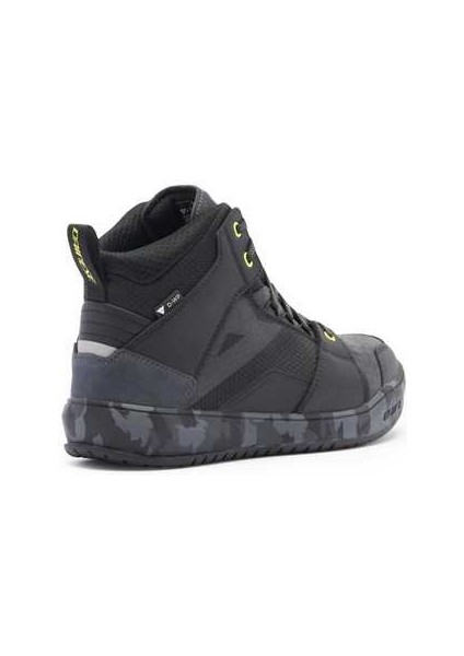Daınese Ayakkabı/ Suburb D-Wp Shoes Black/camo/acıd Yellow modelleri