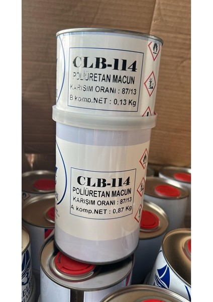 Çelebi Marin Pu 1114/A Ahşap Tekne Macunu Kaplama Macunu Meges 1 kg