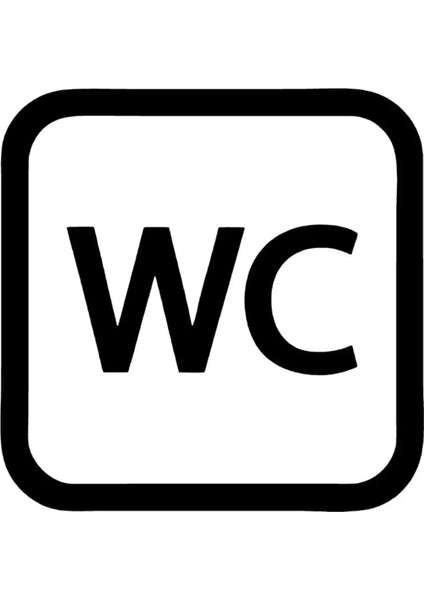 Wc Sticker 30 x 30 cm
