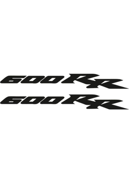 Honda 600RR Yazı Motosiklet Sticker 2 Adet 23 x 2 cm