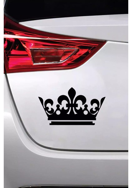 Kral Tacı - Araç, Oto, Laptop, Duvar Uyumlu Sticker 20*12 cm modelleri