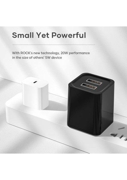 T18 20W Pd Lightning Kablo Seyahat Şarj Seti Beyaz