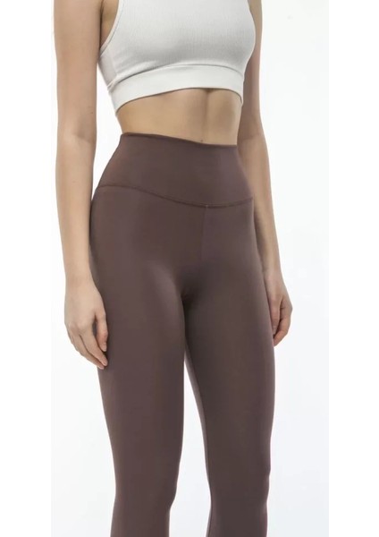 Slim Fit Yüksek Bel Toparlayıcı Korse Özellikli Seamless Spor & Günlük Tayt