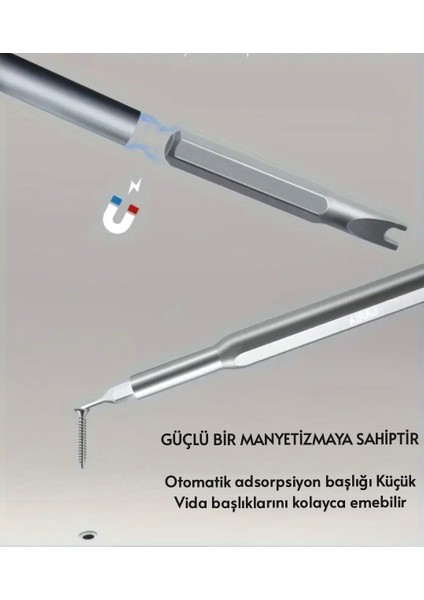 Aıraj 25'in 1'i Hassas Manyetik Tornavida Seti Metal Mıknatıslı Sağlam Orjinal indirimleri