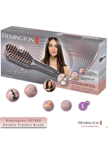 Keratin Protect Saç Düzleştirici Tarak, Siyah, Saç Bakım Aleti fırsatları