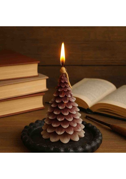 Dekoratif Mum& Tabağı Hediyelik