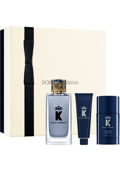 D&g K By Men 100ML Edt+Sg 50ML+ Deostıck Set