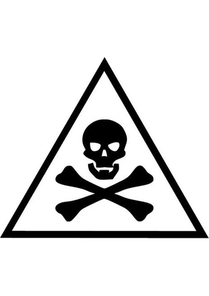 Xpetrana- Ölüm Tehlikesi Sticker 10 x 9 cm