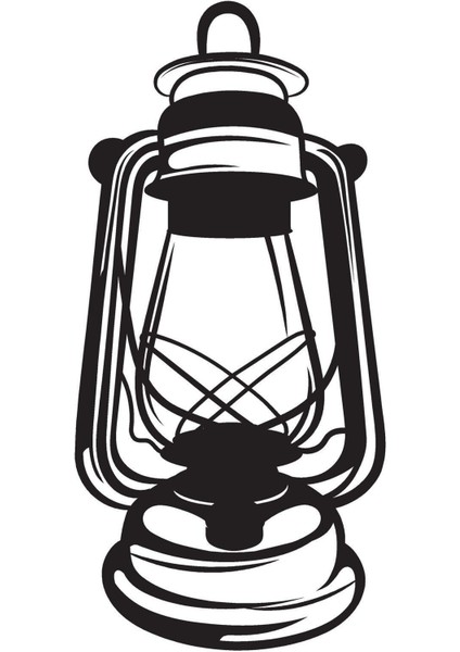 Gemici Feneri Oto Motor Laptop Duvar Folyo Sticker 10X21 cm