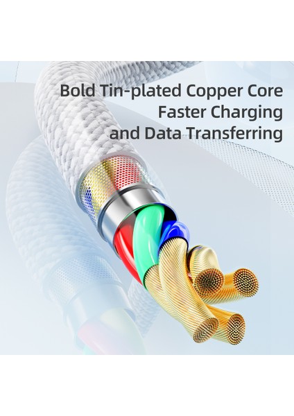 Z20 Pd 27W 1 Metre Type-C To Lightning Hızlı Şarj ve Data Kablosu Beyaz