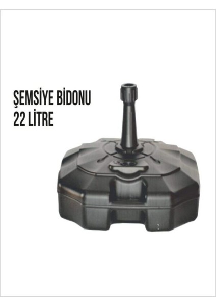 22 Litre Siyah Ağırlık Bidonu, Bayrak ve Reklam Direği Için Ideal Seçenek