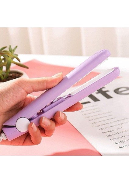 Mini Pembe Seyahat Saç Düzleştirici, Taşınabilir ve Kullanım fırsatları