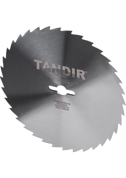 Döner Kesme Makinası 12 cm Lik Yedek Bıçak-Tırtıklı