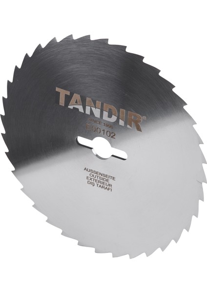 Döner Kesme Makinası 10 cm Lik Yedek Bıçak-Tırtıklı