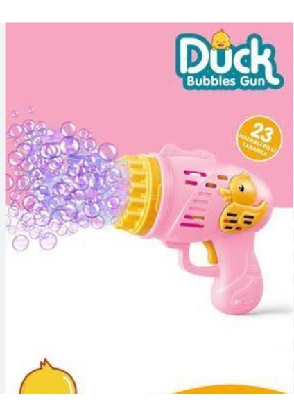 Duck Çok Delikli Pilli Köpük Atan Baloncuk Çıkaran Tabanca 23 Dilekli+ 500 ml Köpük Likidi modelleri