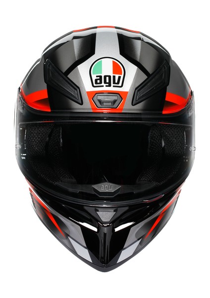 Kask/k1 S E2206 Fastlap Black Grey Red Conf. modelleri