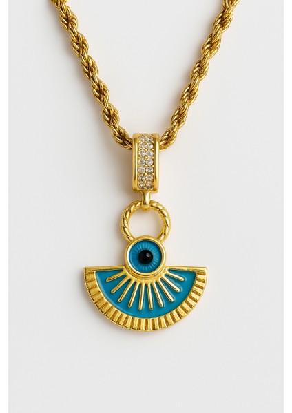 Luna Amulet | Antik Mısır Tasarım Çelik Kolye