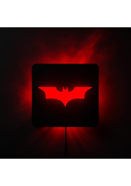 3D Design Batman Rgb LED Yansıtma Duvar Aydınlatması modelleri