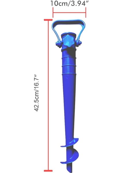Çift Renkli Şemsiye Kazığı ve Sabitleme Aparatı, Plaj ve Bahçe Kullanımı modelleri