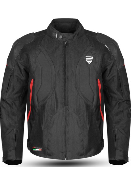 195GP Hörgüçlü Kırmızı 4 Mevsim Mont